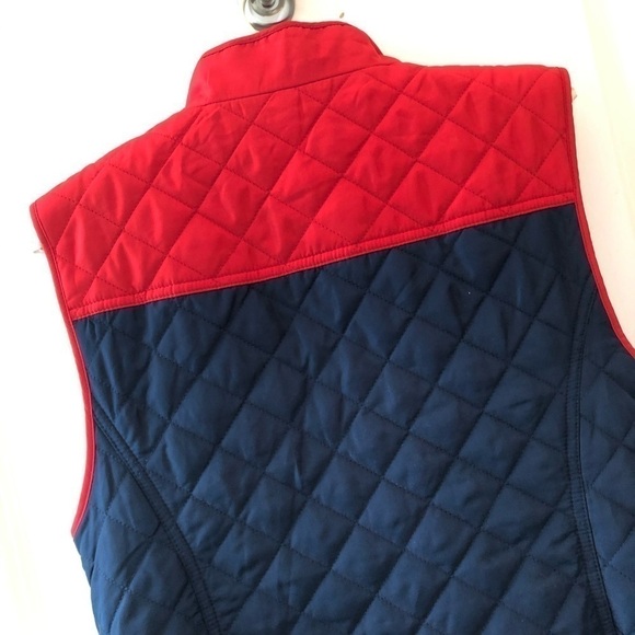 NWT Charter Club Color blocked Quilted Vest Size S - Picture 10 of 16